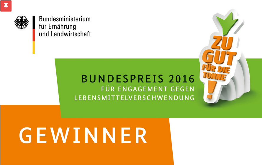 Bundespreis Zu gut für die Tonne – Auszeichnung für Im Angebot e.K.